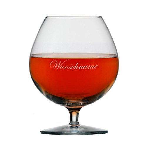 Stölzle Lausitz Graviertes Weinbrandglas Schwenker 585 ml mit eigenem Namen