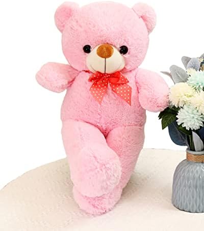 dark pink teddy bear