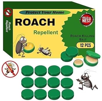 Natural Cockroach Killer Bait Pack of 36 | Eco-Friendly Roach Repellent Traps for Home & Commercial Use | Non-Toxic, Odorless Pest Control | Bulk Value Pack