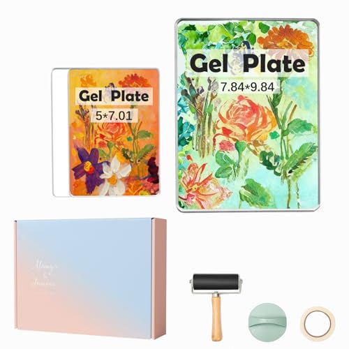 Gel Printing Plate Kit - Reusable Gelli Plates