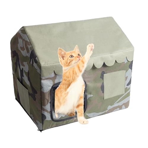 Abri estival pour chats idéal pour balcon terrasse et jardin - 7