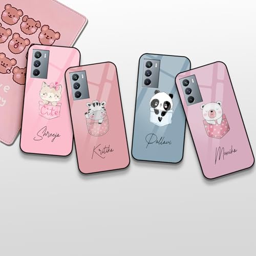 Image of COLORflow Back Cover Compatible with iQOO 9 SE 5G | Cute Pocket Cartoons Color | Shockproof TPU Bumper with Camera Protection Back Cover Compatible with iQOO 9 SE 5G