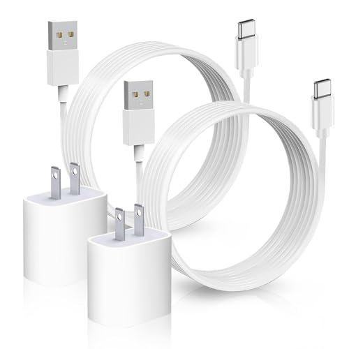 Image of 2 Pack Wall Charger for New AirPods 4 4th, AirPods Max 2 pro 2024,New AirPods Pro 2 /2nd Generation Earbuds Compatible Apple TV Remote 3rd 4K Charging Cord, iPhone 16 15 Carplay USB a to USB c Cable