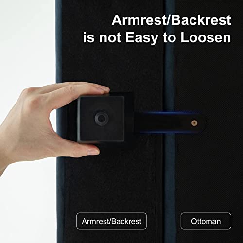 Belffin Modular Sectional Sofa Couch With Reversible Chaise Velvet L Shaped Couch Sofa With Storage 4-Seat Convertible Sectional Sofa Blue #TOP7