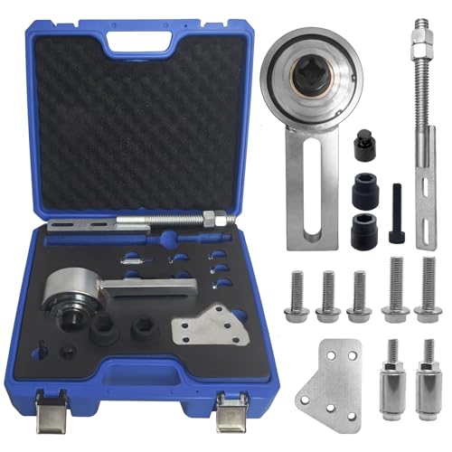 ENNJING Torque Multiplier Set 5:1 Compatible with Ford 1.0 EcoBoost 1.1 Duratec 2.0 EcoBlue Diesel,Pulley Adjustment Tool,Engine Crankshaft Belt Pulley Removal Tool 303-1611