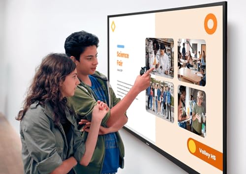 Image of Promethean ActivPanel D-Series 75 inch 4K UHD Commercial Digital Signage Display, Business Smart Display for Conference Rooms, Offices, Retail & Education - Includes 1-Year Radix License