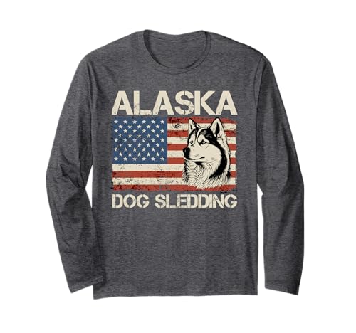 Alaska Dog Sledding Sled Dog Musher Outfit Mushing Long Sleeve T-Shirt