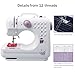 Sewing Machines for Beginners & Kids, 12 Stitch Patterns, 2-Speed Foot Pedal, LED Illumination, 32-Color Thread Kit, Essential Sewing Supplies, Sewing Machine Table Compatible, Tool for Home Repair