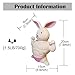 FSFHSJ Funny Squishy Bunny Toys, Squeeze Rabbit Toy, Stretchy and Squishy Bunny Toy , Pink Muscle Animal Figure Toys for Kids and Adults, Sensory Stress Relief Toy for Children and Adults.
