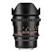 Produktbild SAMYANG MF 16mm T2.6 Video DSLR MFT - manuelles Video Objektiv mit 16mm Festbrennweite für APS-C Kameras mit Micro Four Thirds -Mount, ideal für Architektur und Landschaften, 7569, Schwarz