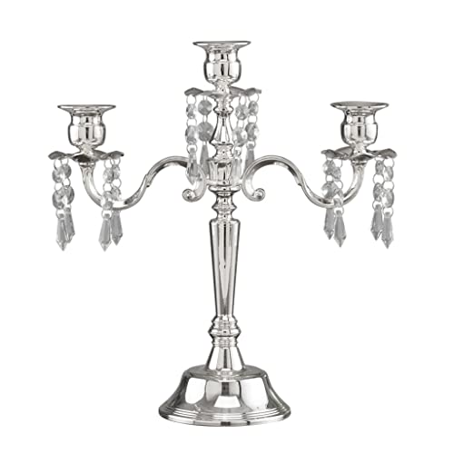 Portacandele più Vecchio Candelabro 3 Braccia/5 Braccia Portacandele in Lega Stile Europeo Romantico Candeliere per Matrimonio Decorazione Portacandele per Arredamento Casa Candela