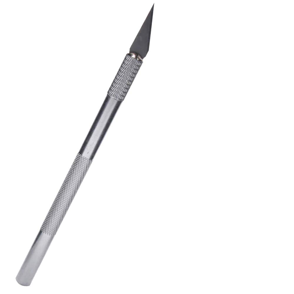 Set Bisturi per Modellismo 16 Pezzi – Taglierino di Precisione con 3 Manici e 13 Lame – Cutter per Fai da Te, Scultura, Hobbistica e Artigianato