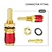 Omabeta Water Cooled & Gas Adapter Quick Connector, 3pcs 8mm Water Cooled Gas Adapter Quick Connector Fitting Hose Connector TIG Welding Equipment Accessory for TIG Welding Torch