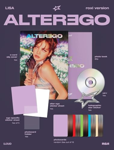 LISA Alter Ego Album Roxi Ver le Cadeau Idéal pour Fan de K-pop