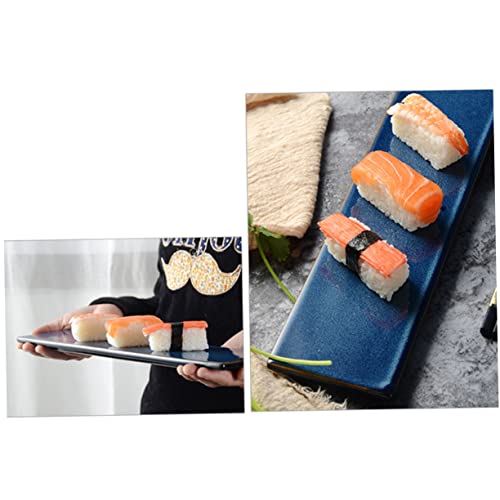 Plato Japones Rectangular de Cerámica para Sushi miniatura 2