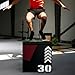 Mochalight Plyometric Jump Box, 3-in-1 Workout Jumping Boxes, 20/24/30 Inch Platform & Jumping Fitness Box with Non-Slip Base for Exercise, Home Gym, Stable & BodyTraining