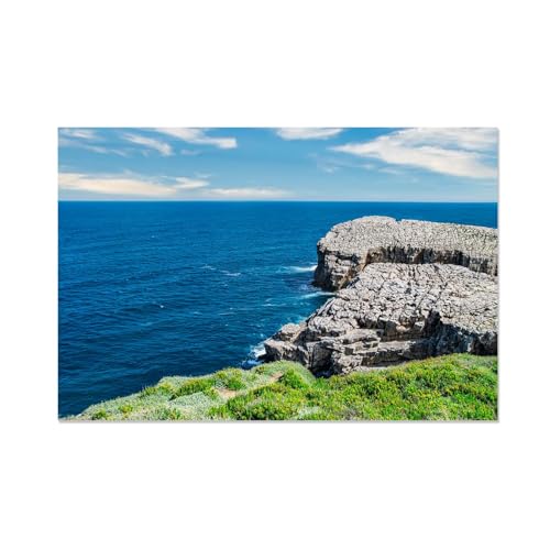 Peintures paysages nature grand format pour decoration murale salon tableau ocean moderne 50x75