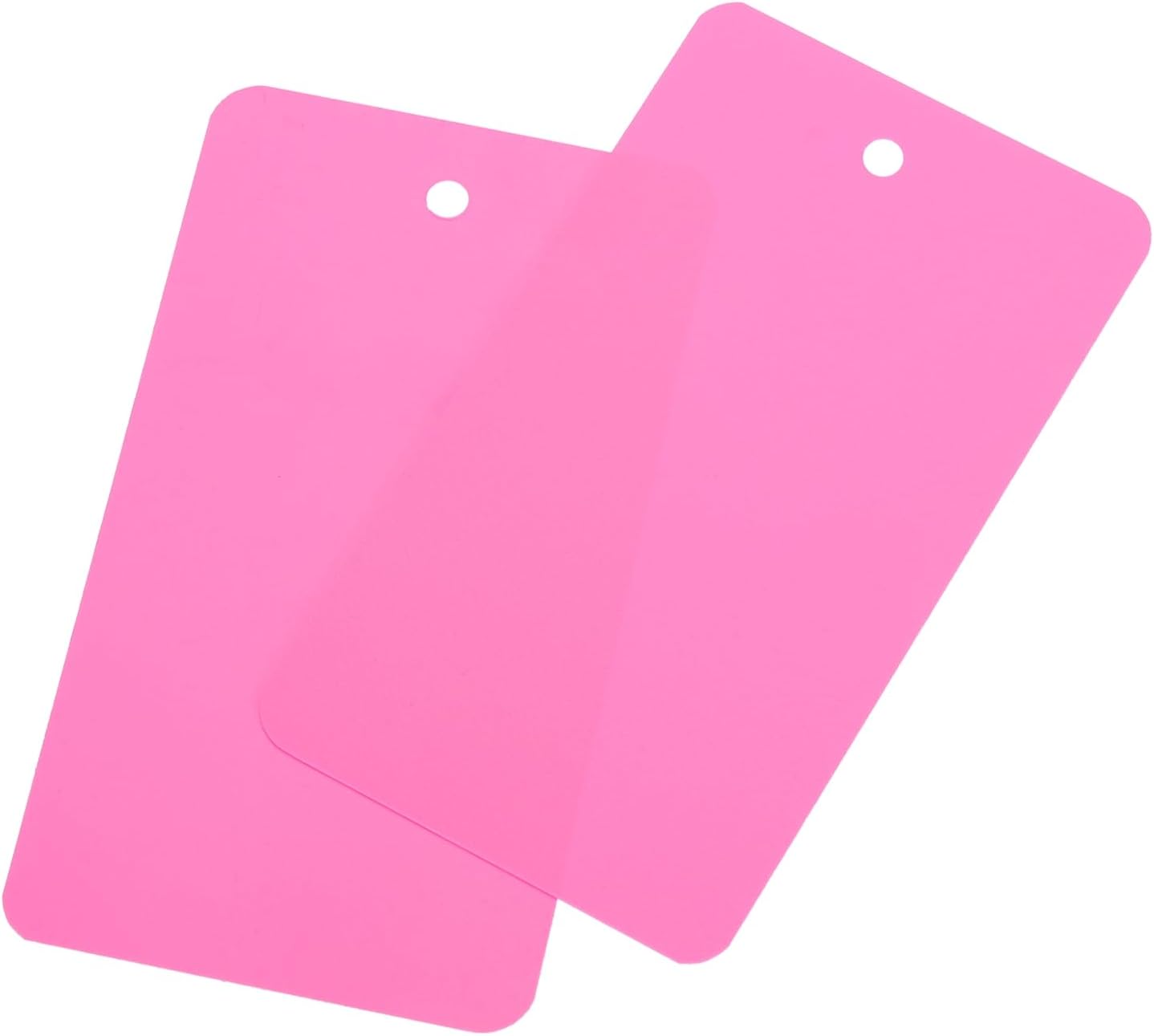 MECCANIXITY Blank Waterproof Eyelet Hole Plastic Shipping Tags,Blank Labeling Tags for Product Identification Tags,Valve Marking,Outdoor Tagging,2.5x4cm/1 x 1.6 Inch Pack of 100,Purple
