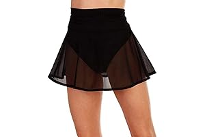 Women's Sheer Mesh Mini Skirt