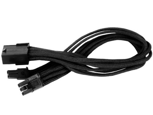 Silverstone Tek Sleeved Extension Power Supply Cable with 1 x 8-Pin to PCI-E 8-Pin Connector (PP07-PCIB)