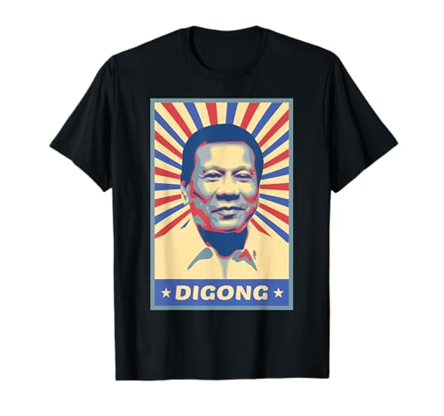 Duterte Rody Digong Präsident Philippinen Filipino Patriot T-Shirt