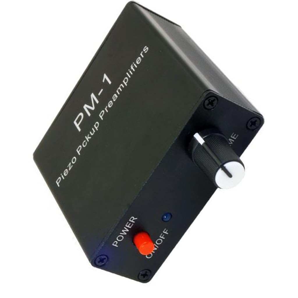 Preamplificatore Piezo Pickup Preamplificatore Batteria Ricaricabile Per Chitarre E Violini Con Tipo C Ricarica 6.35mm