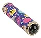 MIJOMA Nostalgisches Kaleidoskop – Für Kinder & Erwachsene – Fantastische Farben, Muster & Landschaften – Papier, Glas, Zinn – 14 cm lang Ø3,5 cm – Perfekt als Mitbringsel & Spaß (Kawaii Animals)