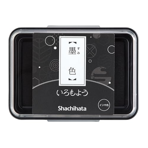 シャチハタ スタンプパッド いろもよう 墨色 HAC-1-K