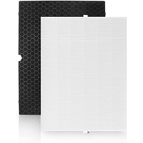 116130 Replacement Filter H Compatible with Winix 5500-2, 1 pack H13 TRUE HEPA and Activated Carbon Filter by APPLIANCEMATES Cover