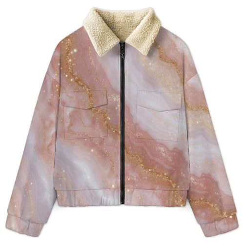 Veste femme marbre onirique sweat à sweatshirt chaud manches longues
