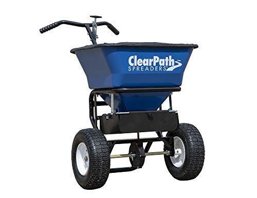 Buyers Products 3039632 Clear Path Walk Behind Salt Spreader, Blue