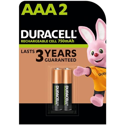Duracell AAA B2 - Batterie Ministilo 750 Mah Ricaricabile Plus