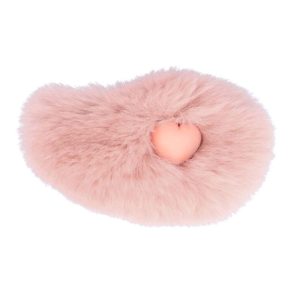 Amazon.co.jp: ラビットファー ヘアピン ハート 髪飾り ヘア