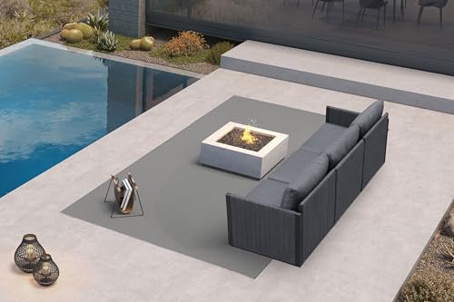 Image of PURPLE LEAF Sectional Sofa 3-Piece Weather-Resistant Patio, Gray