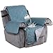 Turquoize Waterproof Couch Cover for Recliner Chair Cover for Leather Furniture Protector Cover Non Slip Backing Furniture Cover Protect from Pets 91 inch x 84 inch, Oversized Recliner, Blue