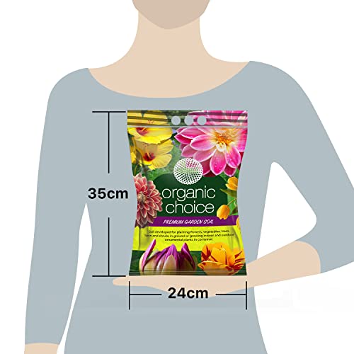 Image of DIVINE TREE Organic Choice Potting Soil Mix 10KG | Ready to Use Potting Soil & Soil Mix for Plants | Cocopeat Red Soil Cow Manure Blend | for Indoor Plants, Outdoor Pots, Vegetables & Home Gardening
