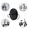 Sallurmose Electric Bike Conversion Kit 48V 1000W Ebike Rear Wheel Hub Motor Electric Bicycle Brushless Gearless for Ebike ATV Quad Go Kart Motor #2