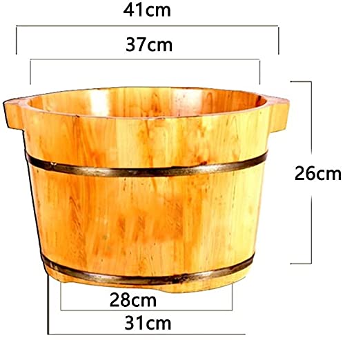 Baño de pies Katzowen en barril de madera para masaje miniatura 5