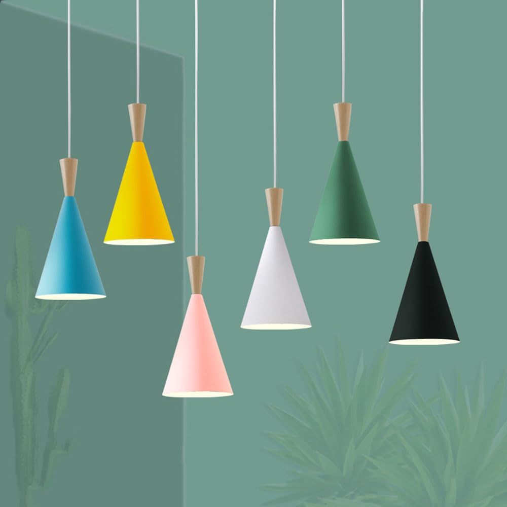 Lampa Wisząca Z Pojedynczą Głowicą E27 Stylowy Żyrandol Sufitowy W Stylu Boho Vintage Dom Wiejski Z Drewnianą Lampą Wiszącą Oprawa Oświetleniowa Do Wystroju Domu I Biura Do Kuchni, Sypialni KNBVFHG