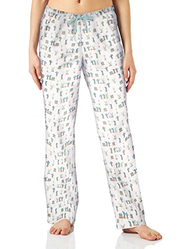 Image of Amazon Essentials Women's Cotton Pajama Pants, Breathable Poplin Sleep Pant with Drawstring Elastic Waist