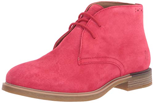 Hush Puppies Women's Bailey Chukka,Red Suede,6.5 M Us #TOP18