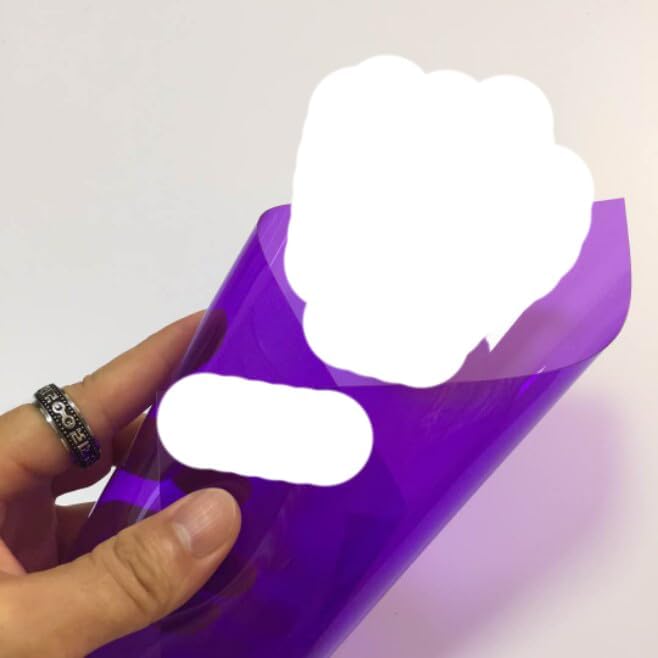 DERAYEE 10PCS Halloween Gel Filter (Purple)