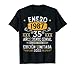 35 Años Cumpleaños 2022 Enero Hombre Mujer Enero 1987 Enero Camiseta