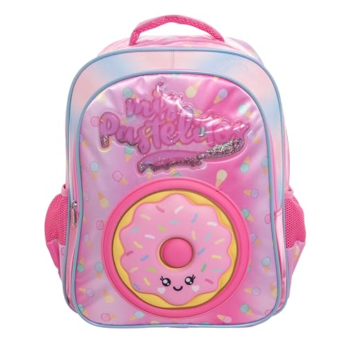 Mochilas Y Bolsas, Luggage Mis Pastelitos Mochila Primara Infantil Diseño 3D Dona Escolar Ruz Rosa Grande 23L