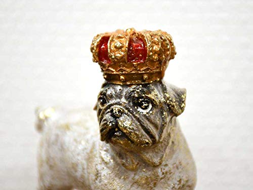 ロイヤル　フレンチブルドッグ 置物 王冠付き ロイヤル フレンチブルドッグ 置物 王冠付き - メルカリ