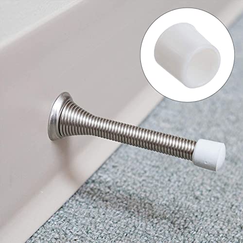 Door Stoppers For Bottom Of Door Rubber Bumper Tips Rubber Stopper Caps For Door Wall Protector, 16Pcs, White #TOP4