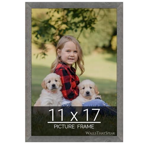 wallsthatspeak 11x17 American Barn Picture Frame for Puzzles Posters Photos or Artwork
