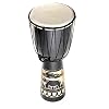 Große 60cm Djembe Holz Trommel Bongo Ziegenfell Elefant Schwarz A1