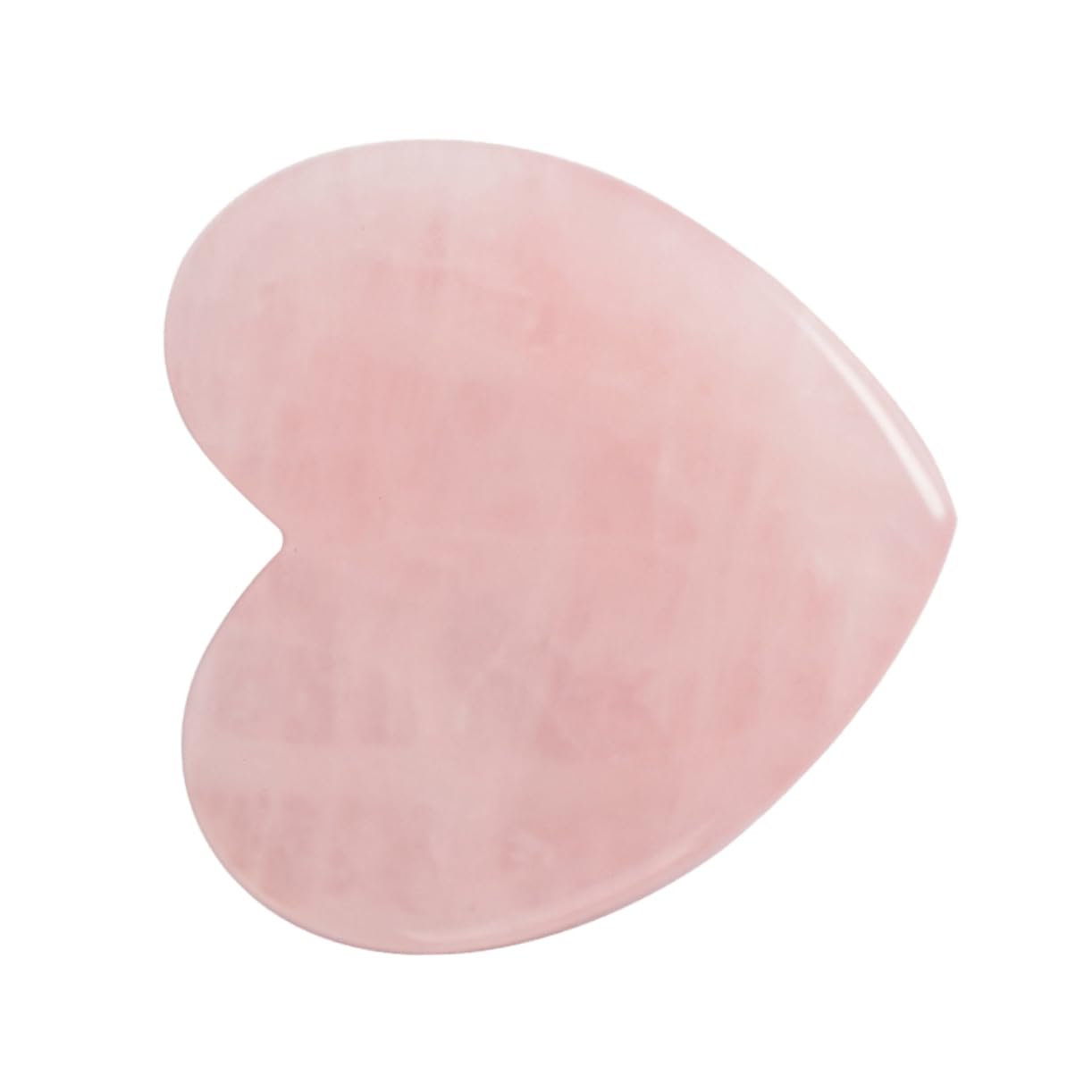 FOMIYES Heart-Shape Scraping Massage Tool Natural Jade Gua Sha for Home Salon Use