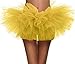 Women's Vintage 5-layered Run Walk Little Princess Dash Event Tutu Skirt, Yellow,one size